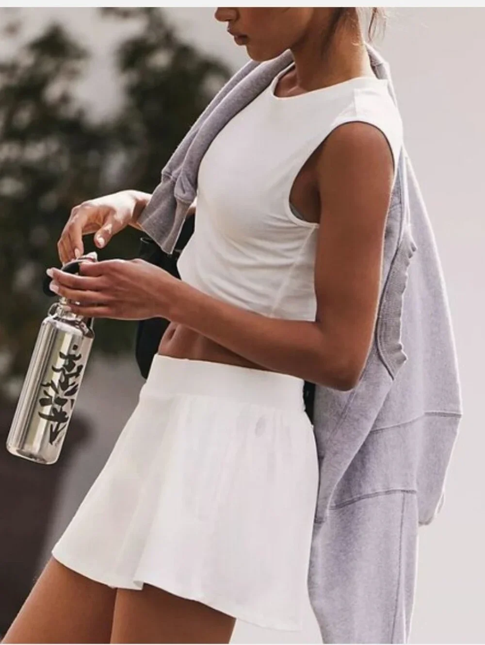 FP Movement by Free People Hot Shot Skort Set In White•Size M•NWT! - Picture 3 of 6